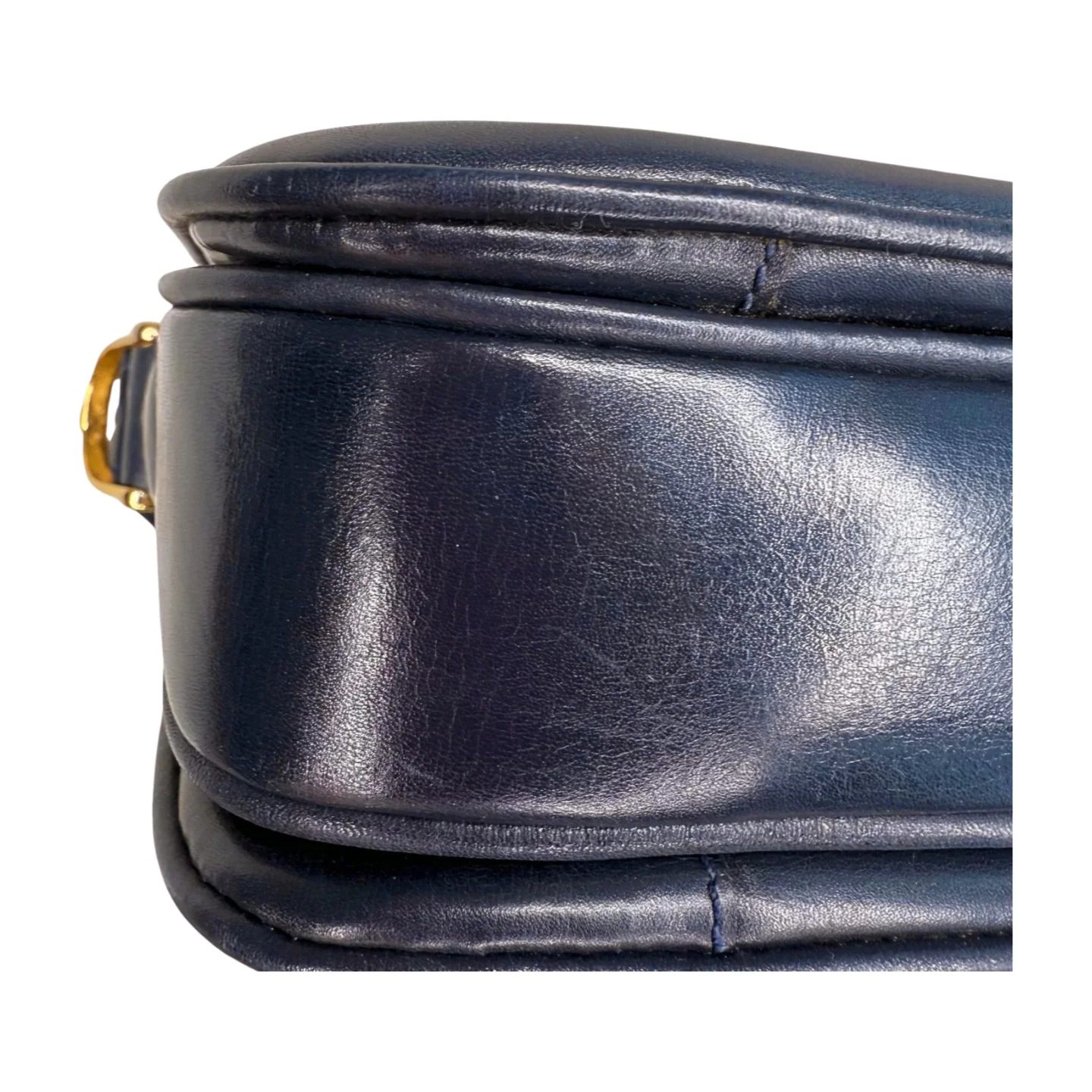 Celine | Navy Shoulder Bag (Vintage Condition) - CONS - Image 6
