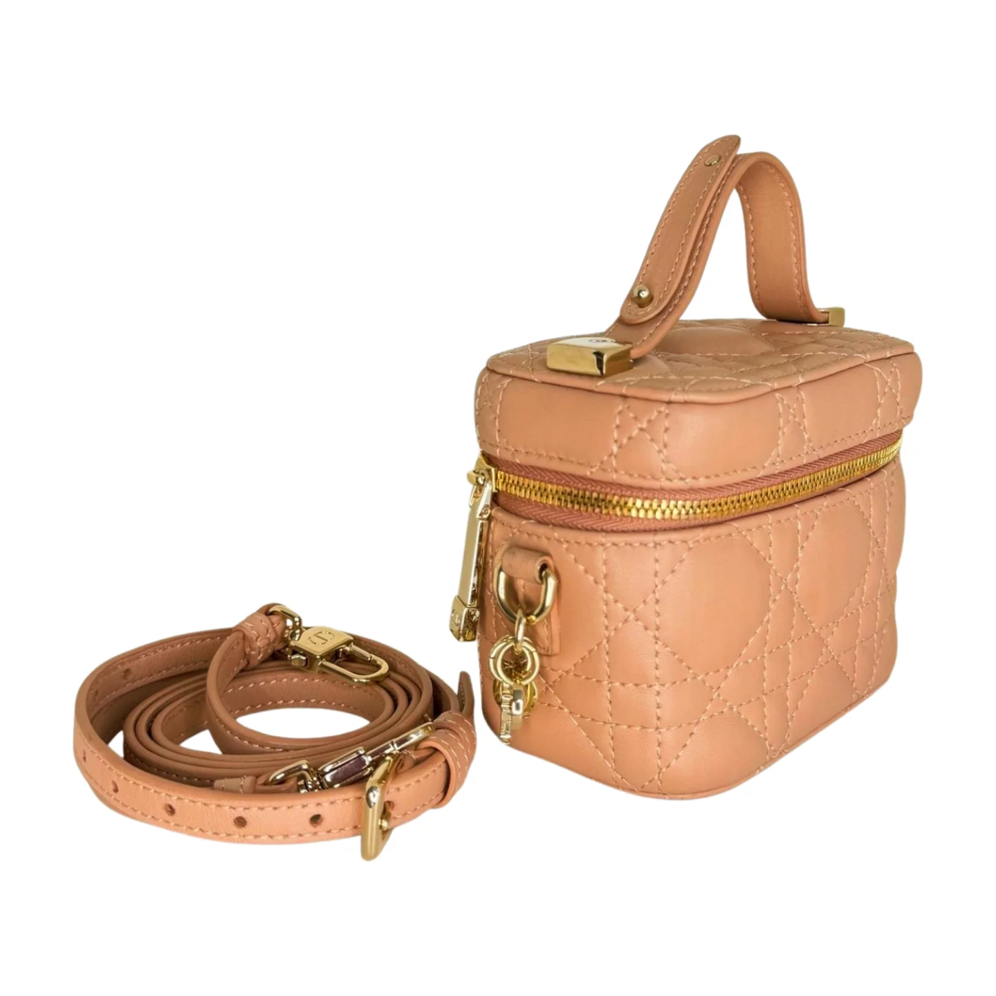 Dior - Mini Pastel Pink Quilted Bag (Excellent Condition) - CONS - Image 3