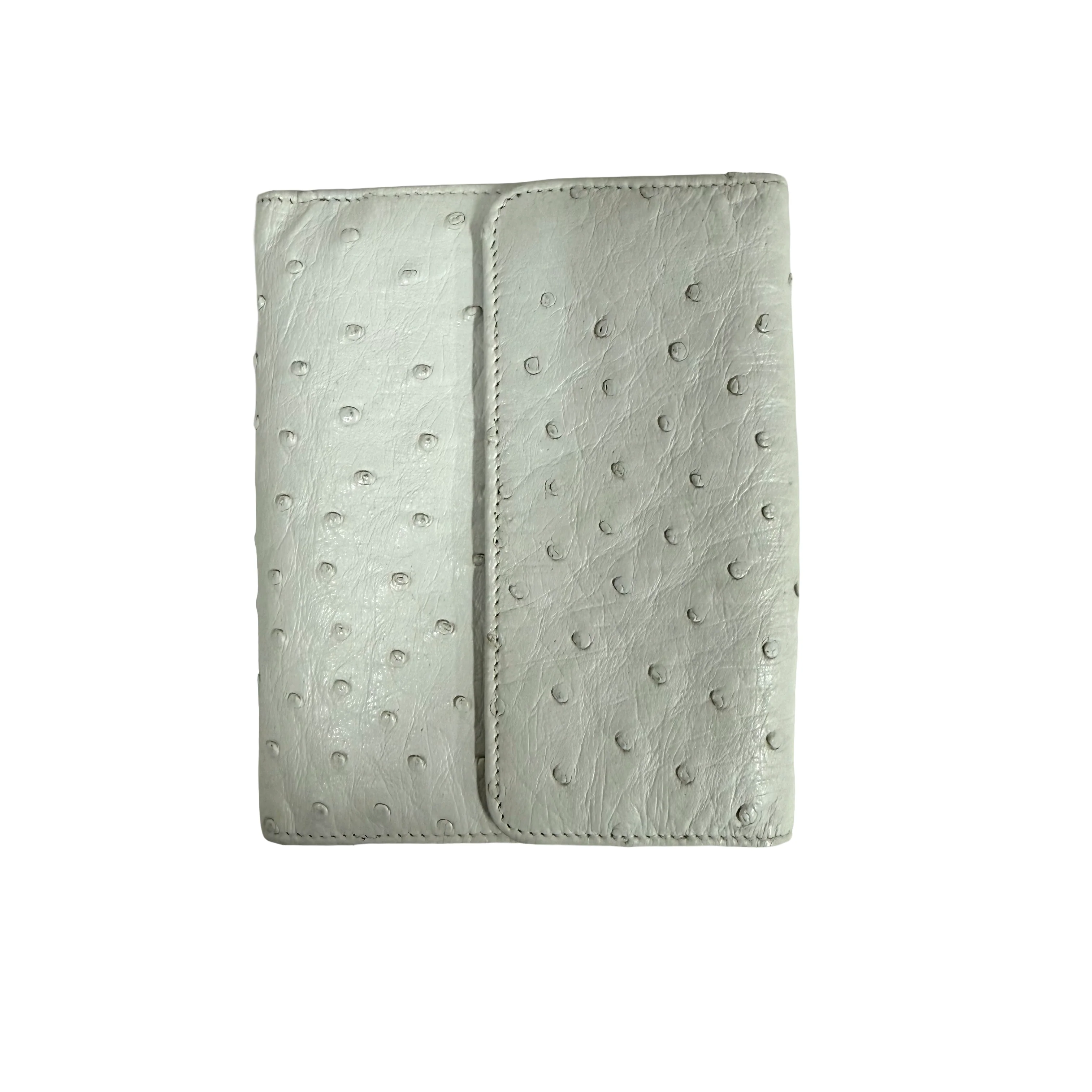 Gucci | Vintage White Ostrich Leather Bifold Wallet - Image 6