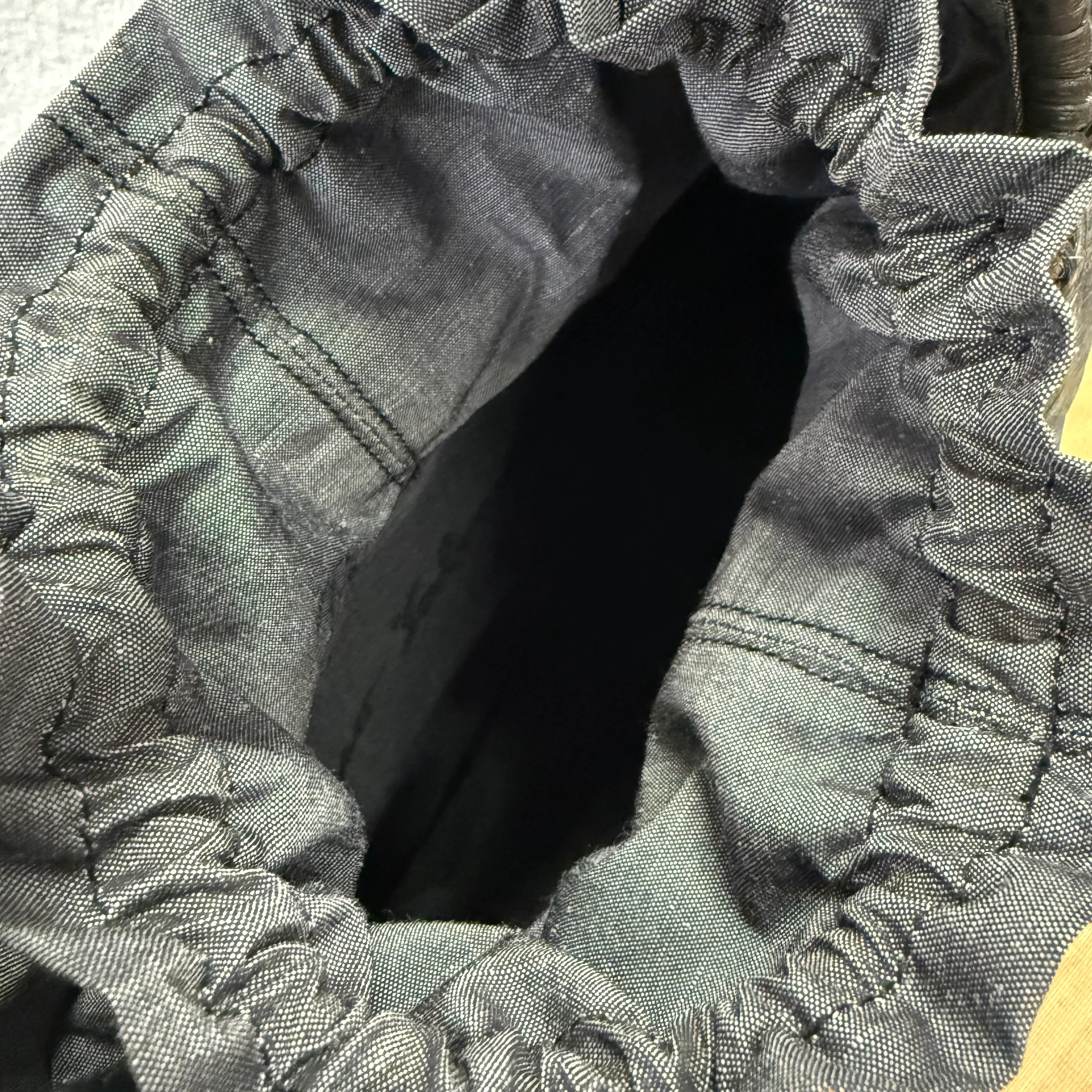 Salvatore Ferragamo | Woven Black Basket Bag with Drawstring Pouch (Pristine Condition) - Image 4