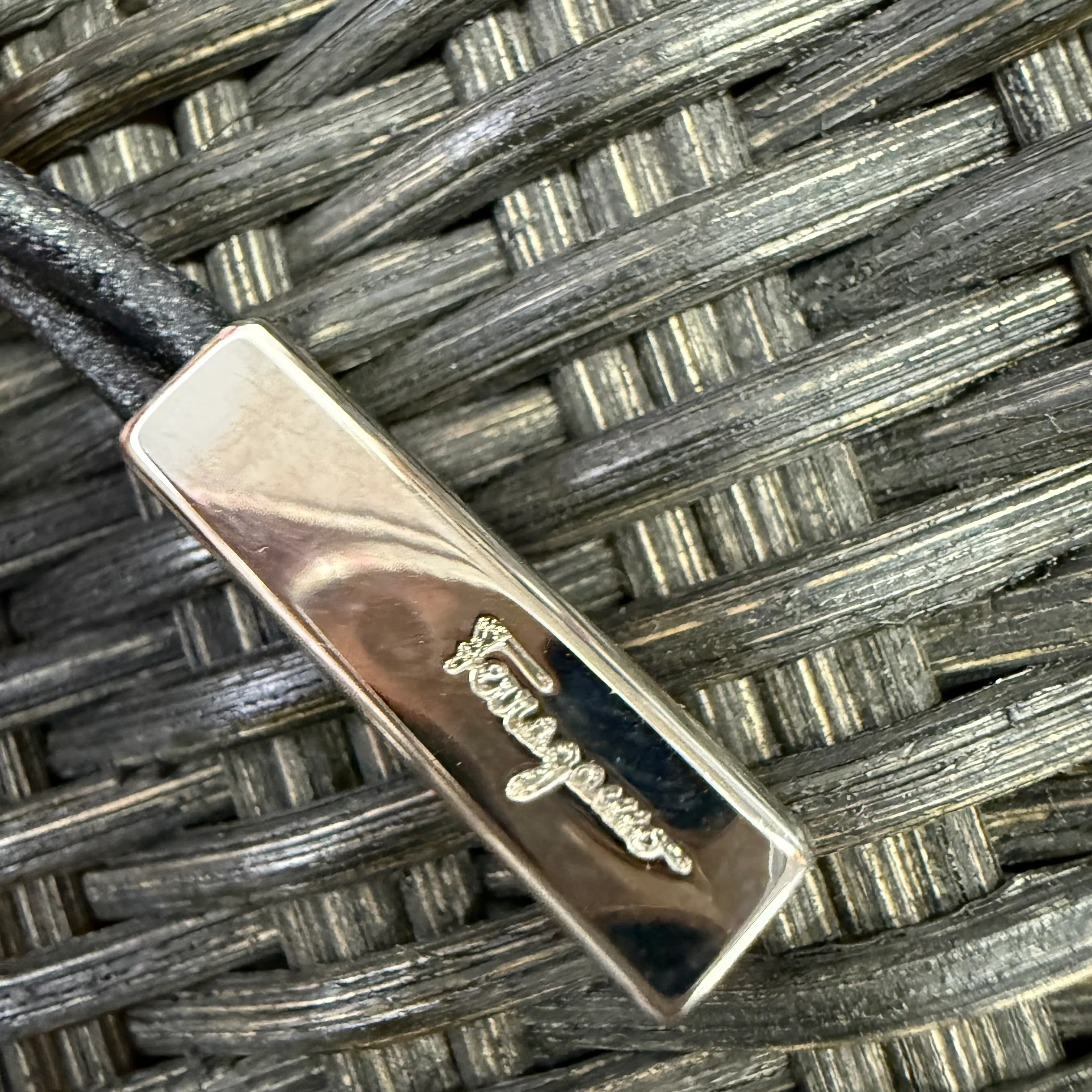 Salvatore Ferragamo | Woven Black Basket Bag with Drawstring Pouch (Pristine Condition) - Image 5